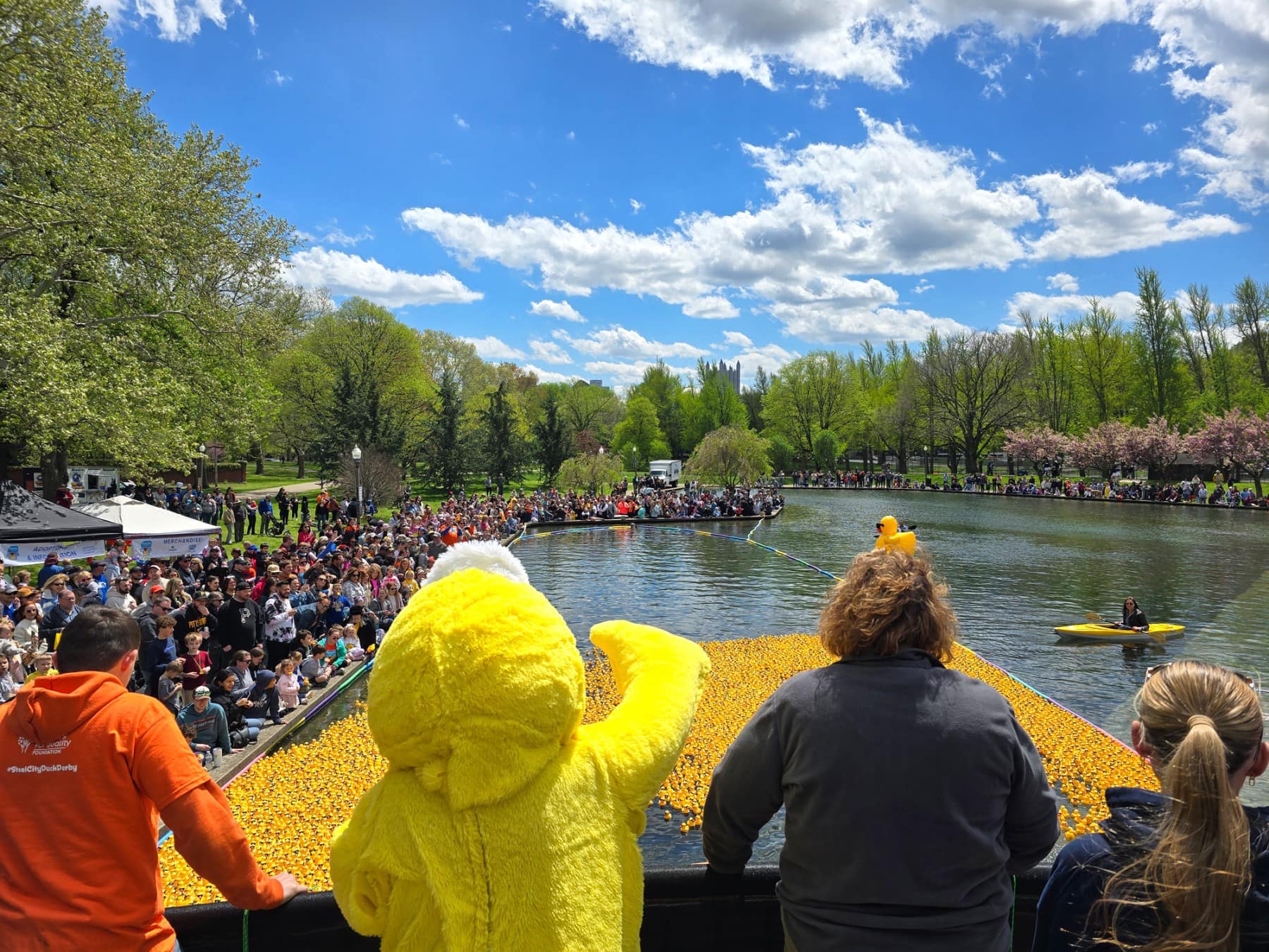 Family Duck Fest before the race